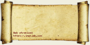 Andjelina Galjković vizit kartica